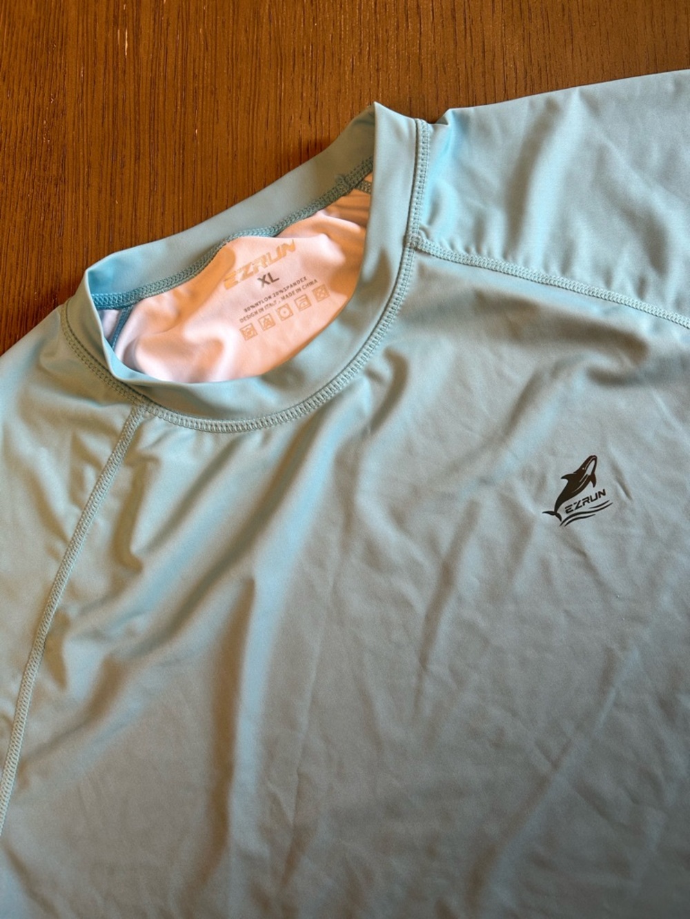 EZRUN Light Blue Performance Tee